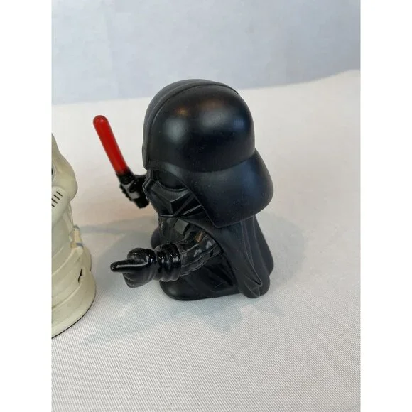 Star Wars Palm Talker Boba Fett Stormtrooper Darth Vader 4in Figures By Tomy - Picture 7 of 11